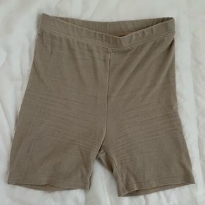 Joah brown biker shorts